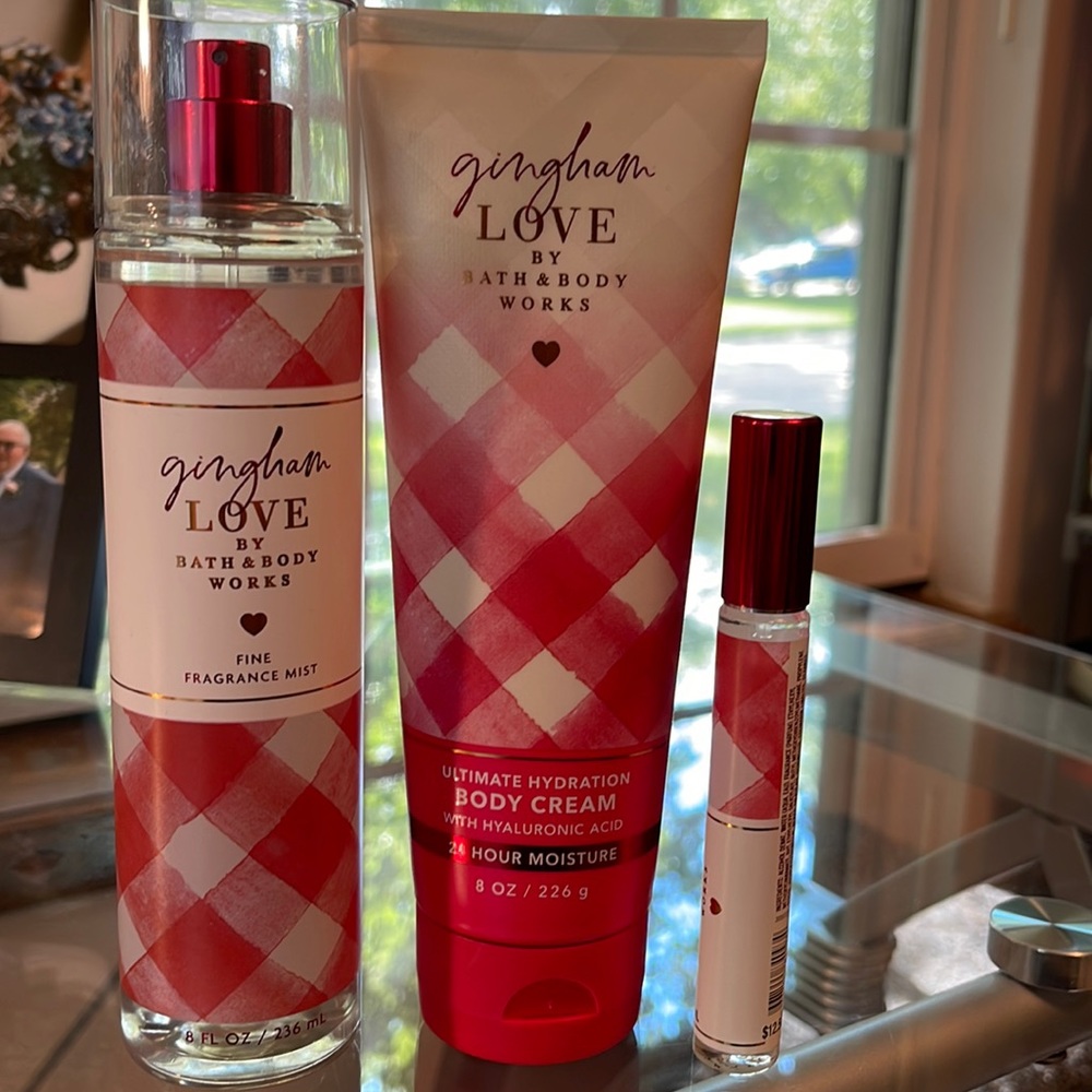 Bath & Body Works Gingham Love Bundle